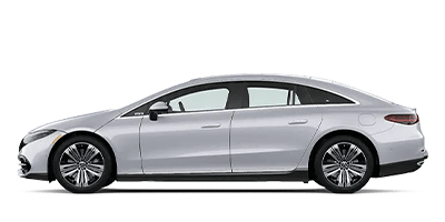 Mercedes EQS rental in Milan