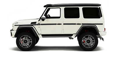 Mercedes G500 4x4 rental in Milan